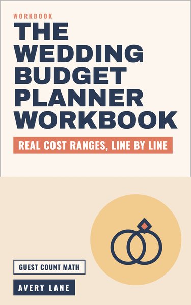 The Wedding Budget Planner Workbook paperback cover